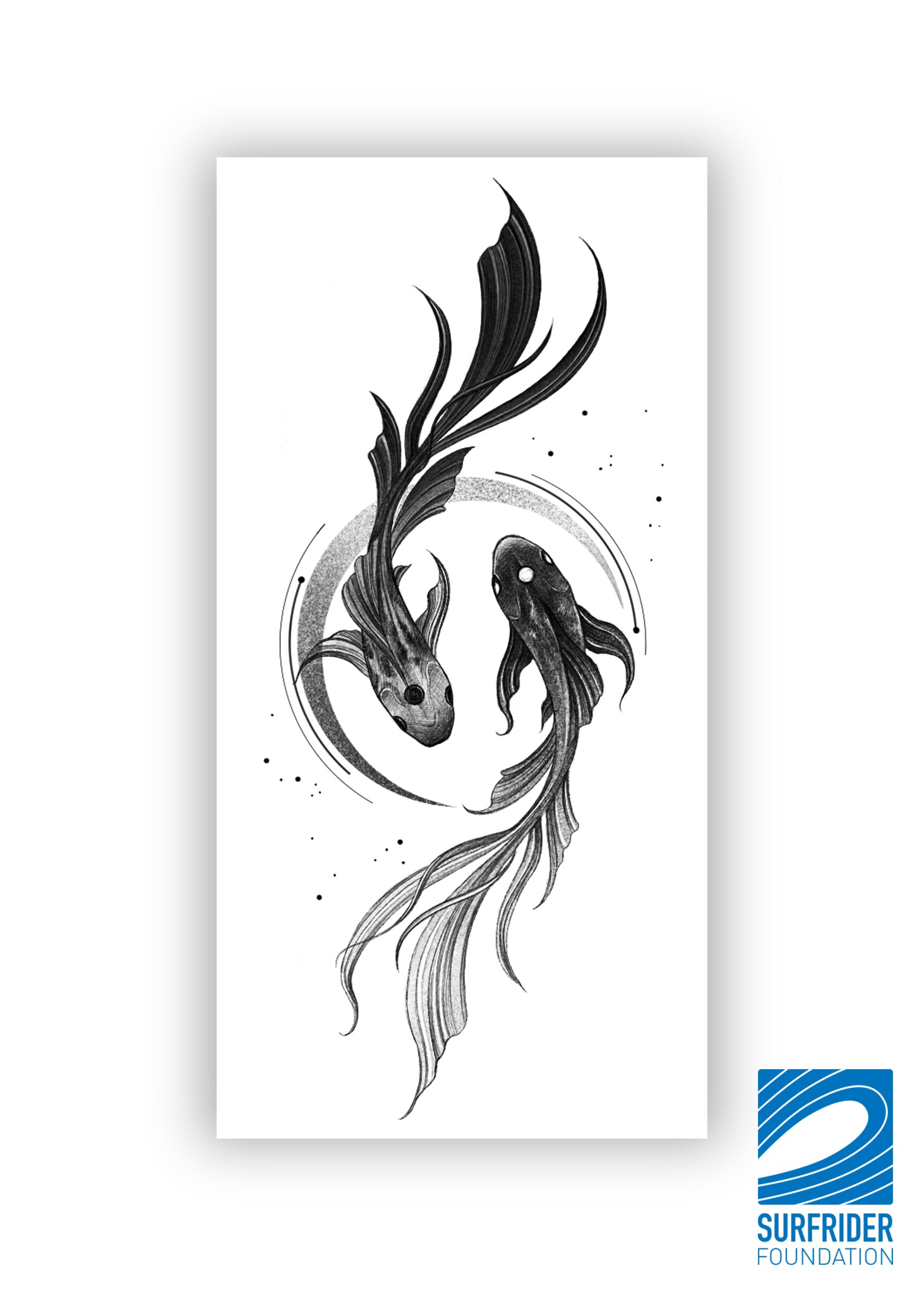 Ying Yang Koi Fish