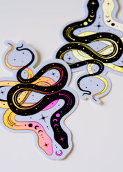 Snakes Holographic Sticker